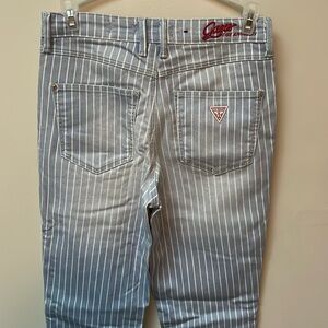 Guess NWOT skinny‎ stripes hi-rise jeans